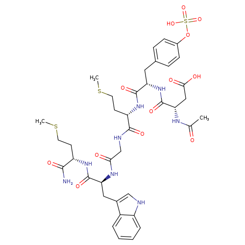 ACETYL-ASP-TYR[SO3H]-MET-GLY-TRP-MET-NH2