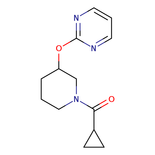 2-[(1-cyclopropanecarbonylpiperidin-3-yl)oxy]pyrimidine
