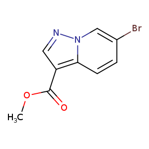 METHYL 6-BROMOPYRAZOLO[1,5-A]PYRIDINE-3-CARBOXYLATE