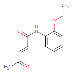 But-2-enedioic acid amide (2-ethoxy-phenyl)-amide