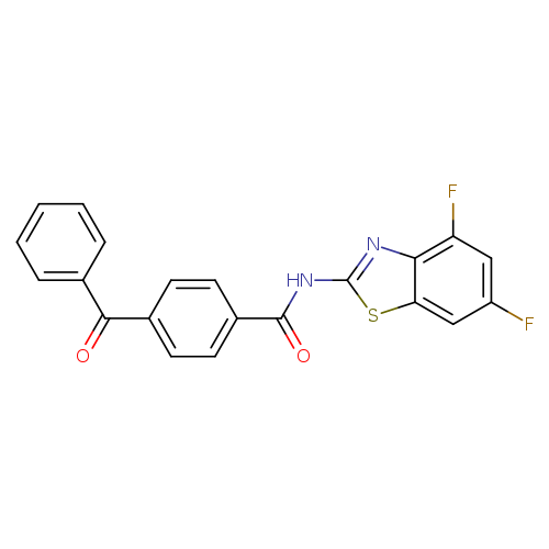 4-benzoyl-N-(4,6-difluoro-1,3-benzothiazol-2-yl)benzamide