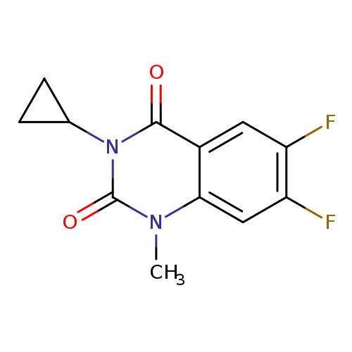 3-cyclopropyl-6,7-difluoro-1-methyl-1,2,3,4-tetrahydroquinazoline-2,4-dione