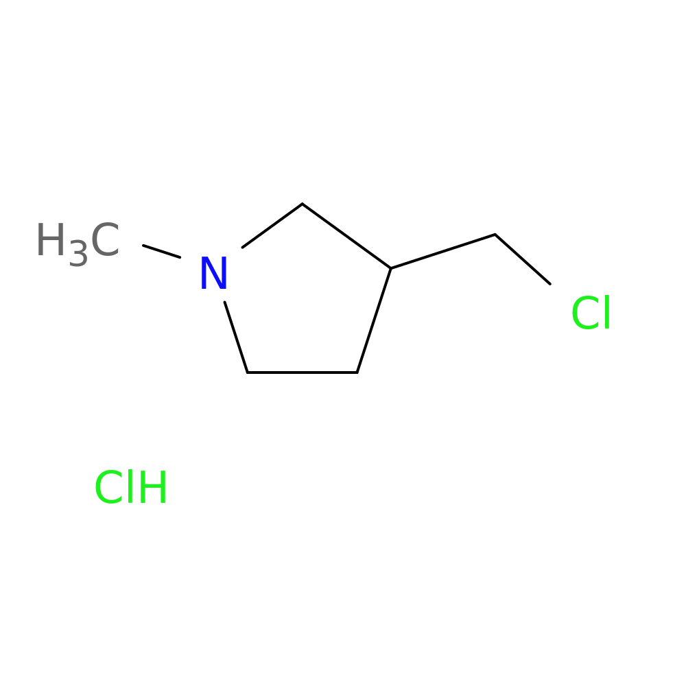 3-(Chloromethyl)-1-methylpyrrolidine hydrochloride