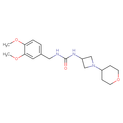 1-[(3,4-dimethoxyphenyl)methyl]-3-[1-(oxan-4-yl)azetidin-3-yl]urea