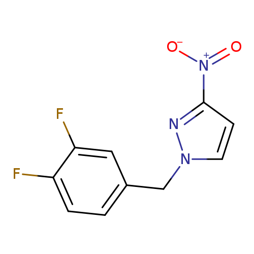 1-[(3,4-difluorophenyl)methyl]-3-nitro-1H-pyrazole