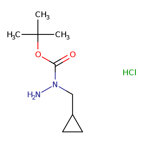 N-(cyclopropylmethyl)(tert-butoxy)carbohydrazide hydrochloride