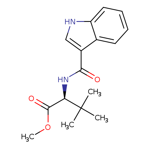 Methyl (S)-2-(1H-indole-3-carboxamido)-3,3-dimethylbutanoate
