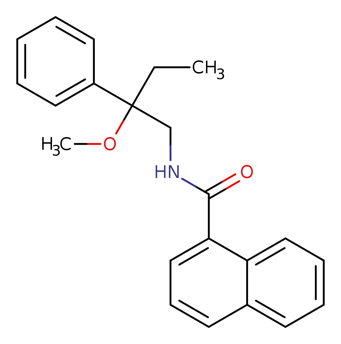 N-(2-methoxy-2-phenylbutyl)naphthalene-1-carboxamide