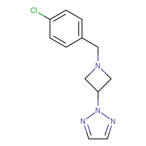 2-{1-[(4-chlorophenyl)methyl]azetidin-3-yl}-2H-1,2,3-triazole