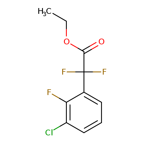 Benzeneacetic acid, 3-chloro-α,α,2-trifluoro-, ethyl ester
