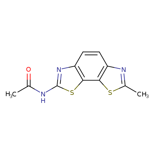 Benzo[1,2-d:4,3-d′]bisthiazole, 2-acetamido-7-methyl-