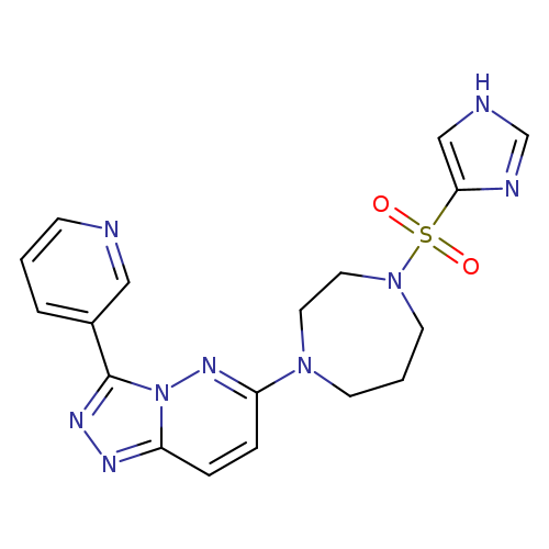1-(1H-imidazole-4-sulfonyl)-4-[3-(pyridin-3-yl)-[1,2,4]triazolo[4,3-b]pyridazin-6-yl]-1,4-diazepane