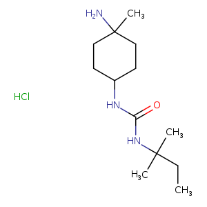 1-(4-amino-4-methylcyclohexyl)-3-(2-methylbutan-2-yl)urea hydrochloride