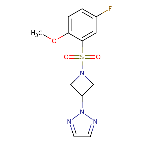2-[1-(5-fluoro-2-methoxybenzenesulfonyl)azetidin-3-yl]-2H-1,2,3-triazole