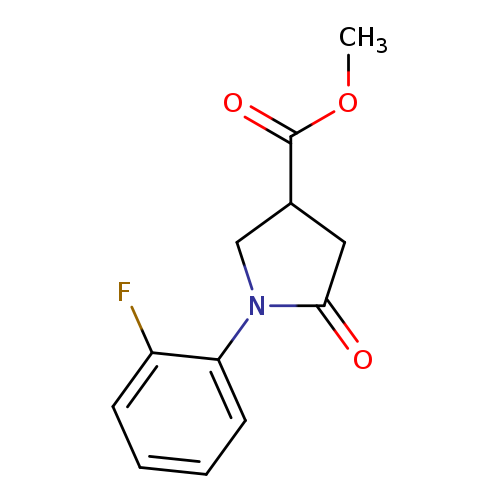 Methyl 1-(2-fluorophenyl)-5-oxopyrrolidine-3-carboxylate
