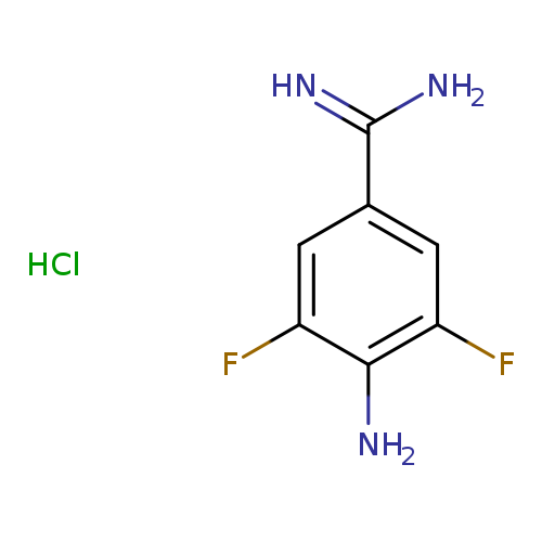 4-amino-3,5-difluorobenzene-1-carboximidamide hydrochloride