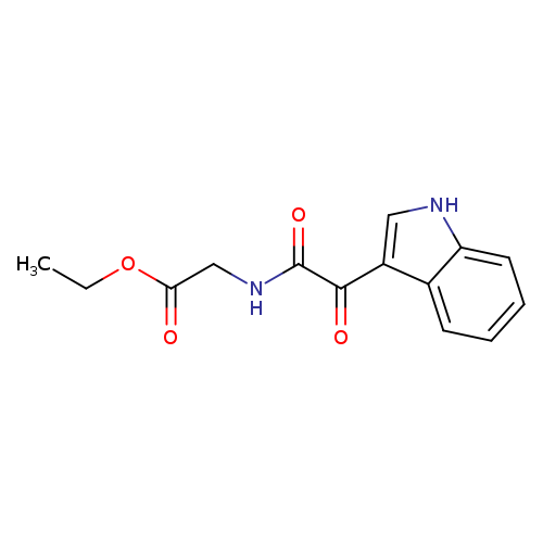 N-(1H-Indol-3-yloxoacetyl)glycine ethyl ester