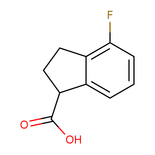 4-fluoro-2,3-dihydro-1H-indene-1-carboxylic acid
