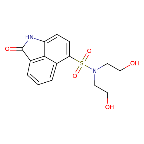 2-Oxo-1,2-dihydro-benzo[cd]indole-6-sulfonic acid bis-(2-hydroxy-ethyl)-amide