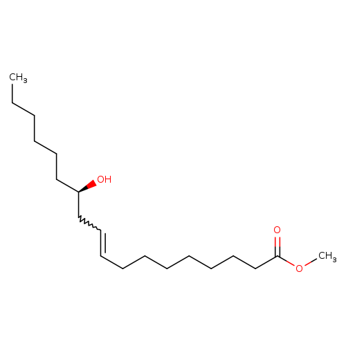 9-Octadecenoic acid, 12-hydroxy-, methyl ester, (9Z,12R)-
