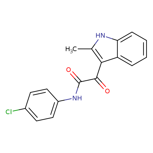 N-(4-chlorophenyl)-2-(2-methyl-1H-indol-3-yl)-2-oxoacetamide