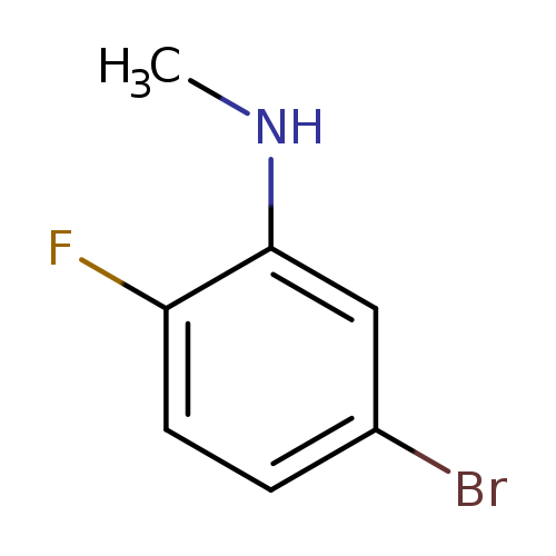 Benzenamine, 5-bromo-2-fluoro-N-methyl-