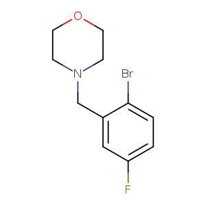 4-(2-broMo-5-fluorobenzyl)Morpholine