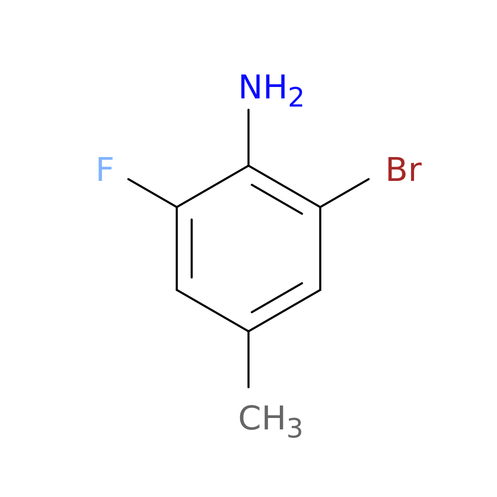 2-Bromo-6-fluoro-4-methylaniline