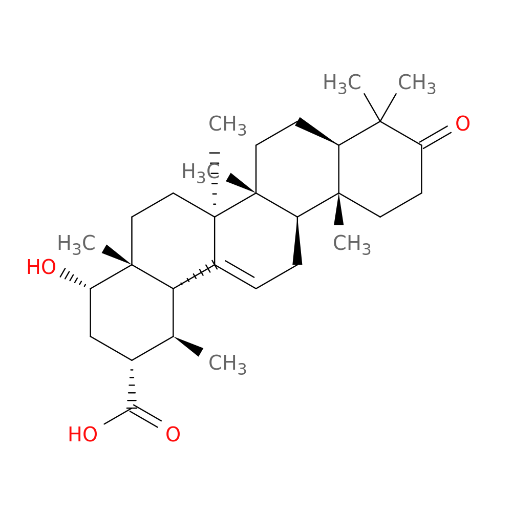 22-Hydroxy-3-oxo-12-ursen-30-oic acid