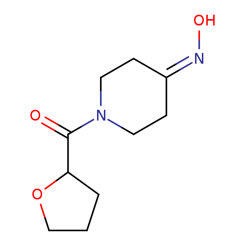 N-[1-(oxolane-2-carbonyl)piperidin-4-ylidene]hydroxylamine