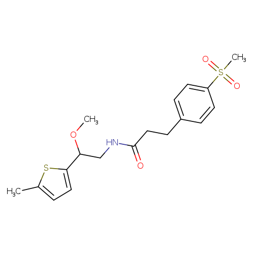 3-(4-methanesulfonylphenyl)-N-[2-methoxy-2-(5-methylthiophen-2-yl)ethyl]propanamide