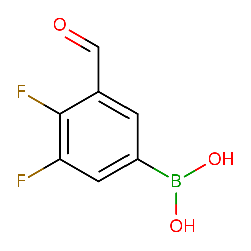 3,4-Difluoro-5-formylphenylboronic acid