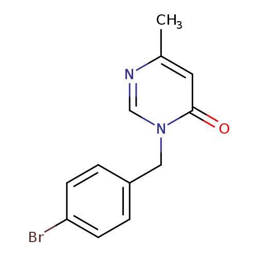 3-[(4-bromophenyl)methyl]-6-methyl-3,4-dihydropyrimidin-4-one