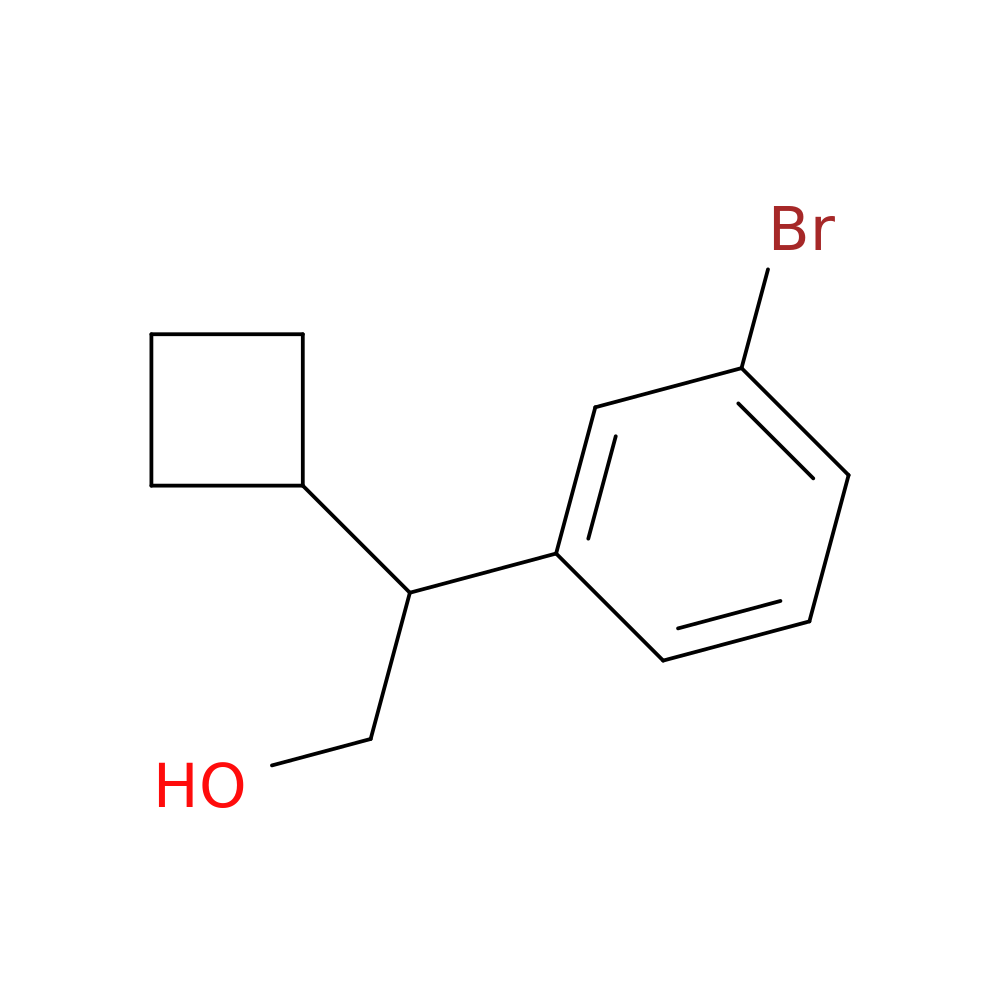 2-(3-bromophenyl)-2-cyclobutylethan-1-ol