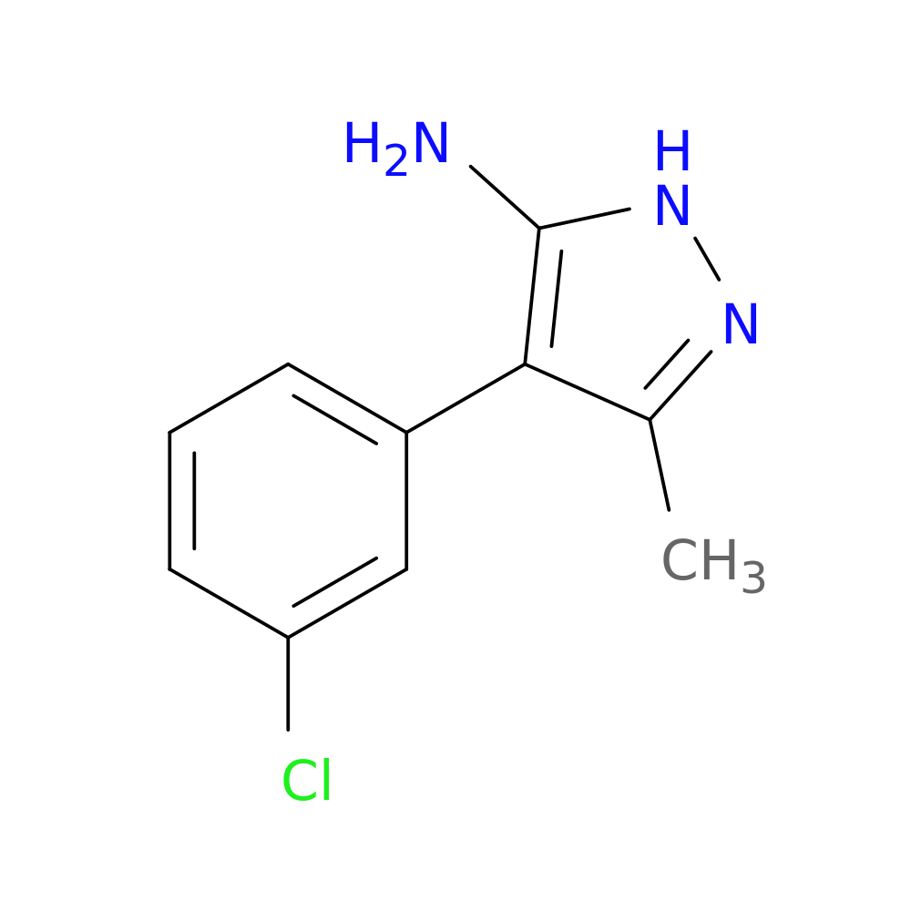 4-(3-Chlorophenyl)-3-methyl-1H-pyrazol-5-amine