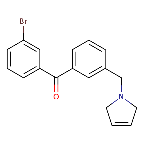 (3-Bromophenyl)(3-((2,5-dihydro-1H-pyrrol-1-yl)methyl)phenyl)methanone