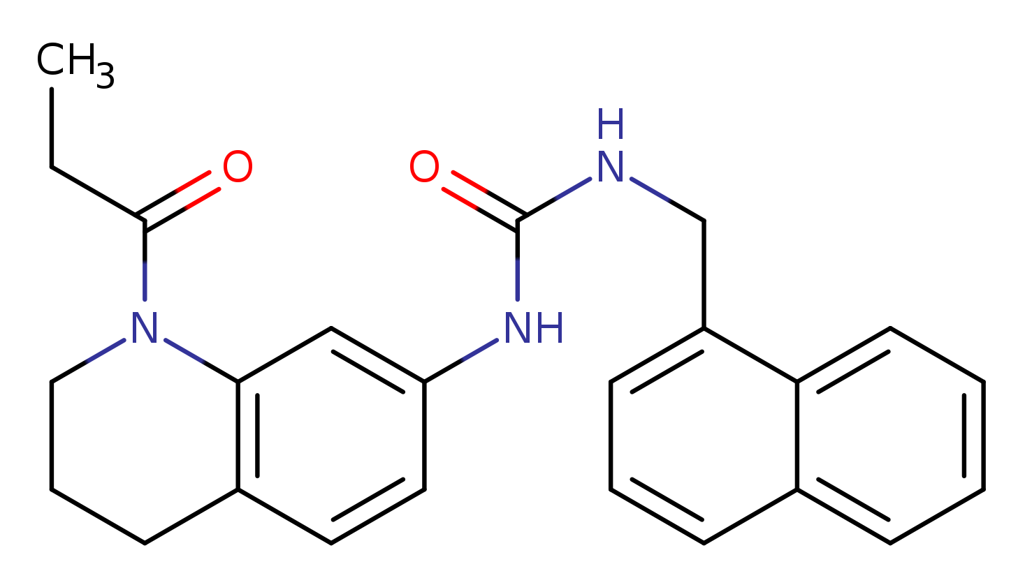 1-[(naphthalen-1-yl)methyl]-3-(1-propanoyl-1,2,3,4-tetrahydroquinolin-7-yl)urea