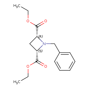 Diethyl rel-(2R,4S)-1-benzylazetidine-2,4-dicarboxylate