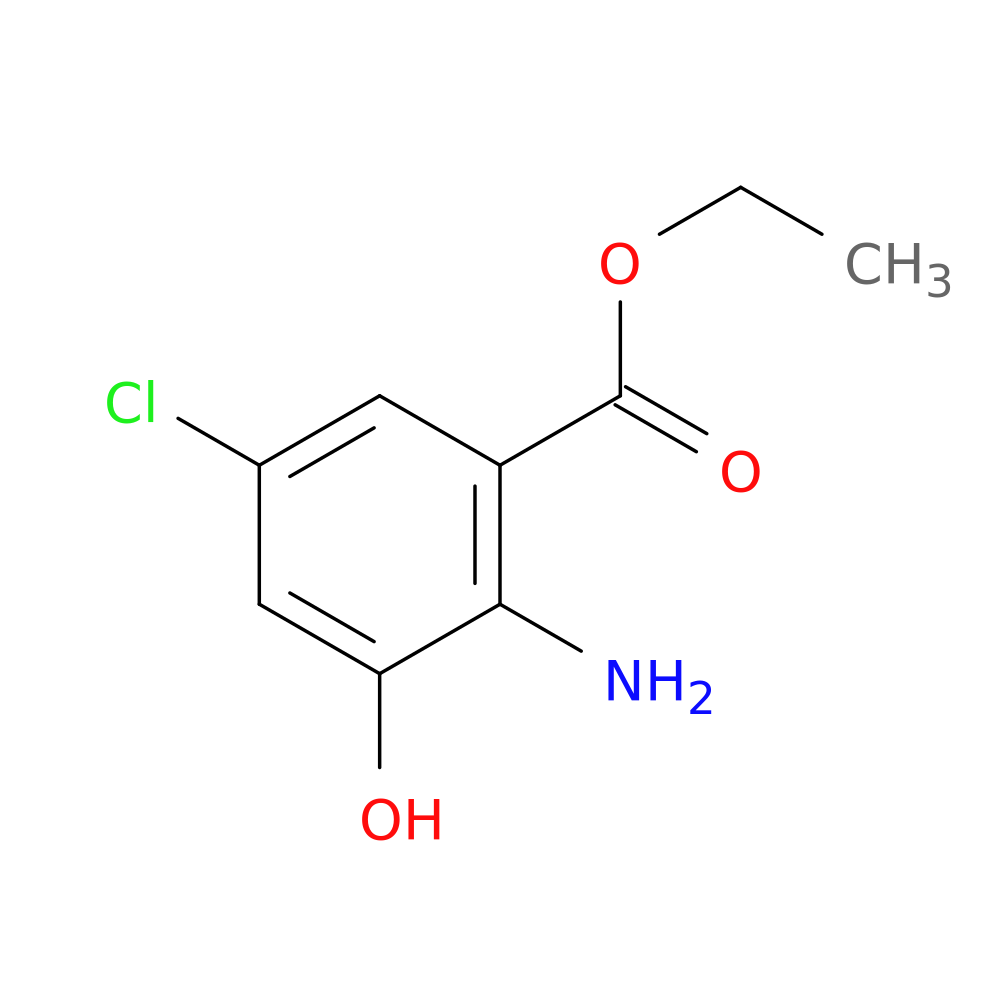 ethyl 2-amino-5-chloro-3-hydroxybenzoate