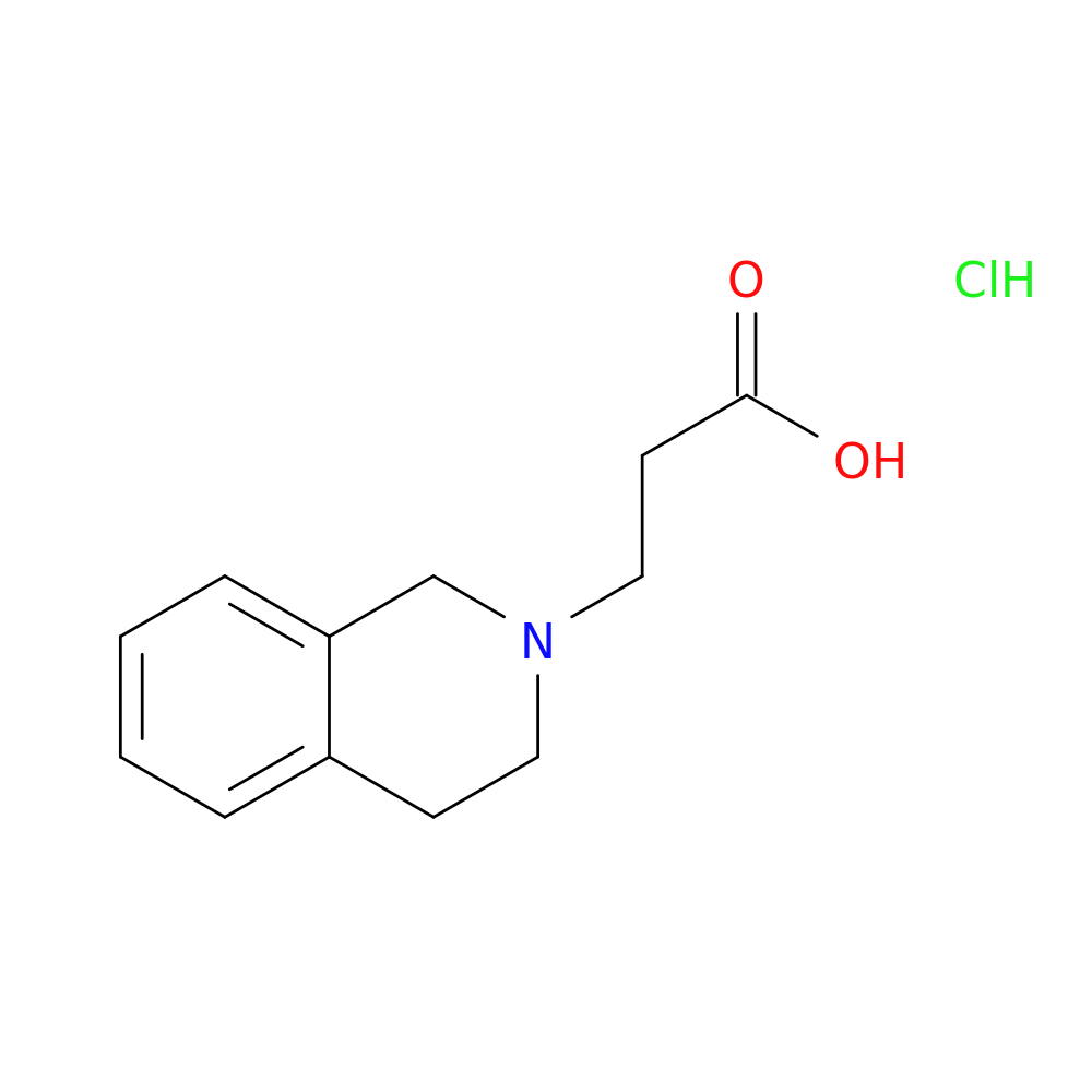 3-(1,2,3,4-Tetrahydroisoquinoline-2-yl)propionic acid hydrochloride