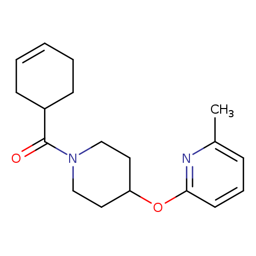 2-{[1-(cyclohex-3-ene-1-carbonyl)piperidin-4-yl]oxy}-6-methylpyridine
