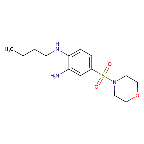 1-N-butyl-4-(morpholine-4-sulfonyl)benzene-1,2-diamine