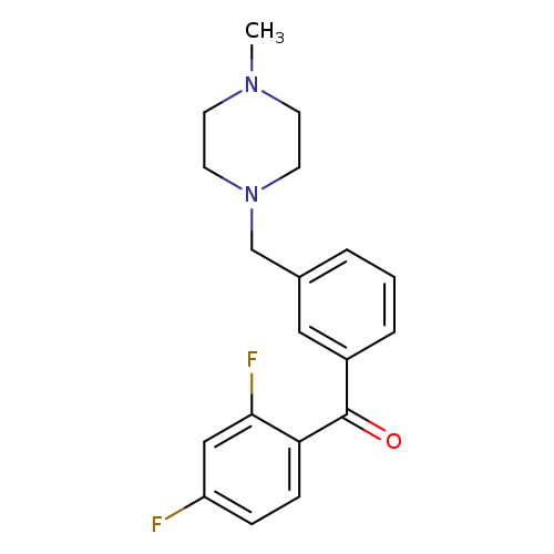 2,4-DIFLUORO-3'-(4-METHYLPIPERAZINOMETHYL) BENZOPHENONE