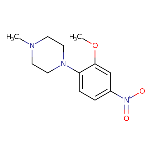 Piperazine, 1-(2-methoxy-4-nitrophenyl)-4-methyl-