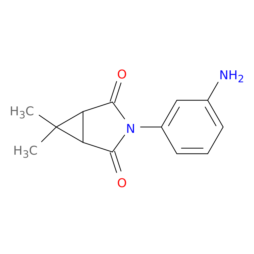 3-(3-aminophenyl)-6,6-dimethyl-3-azabicyclo[3.1.0]hexane-2,4-dione