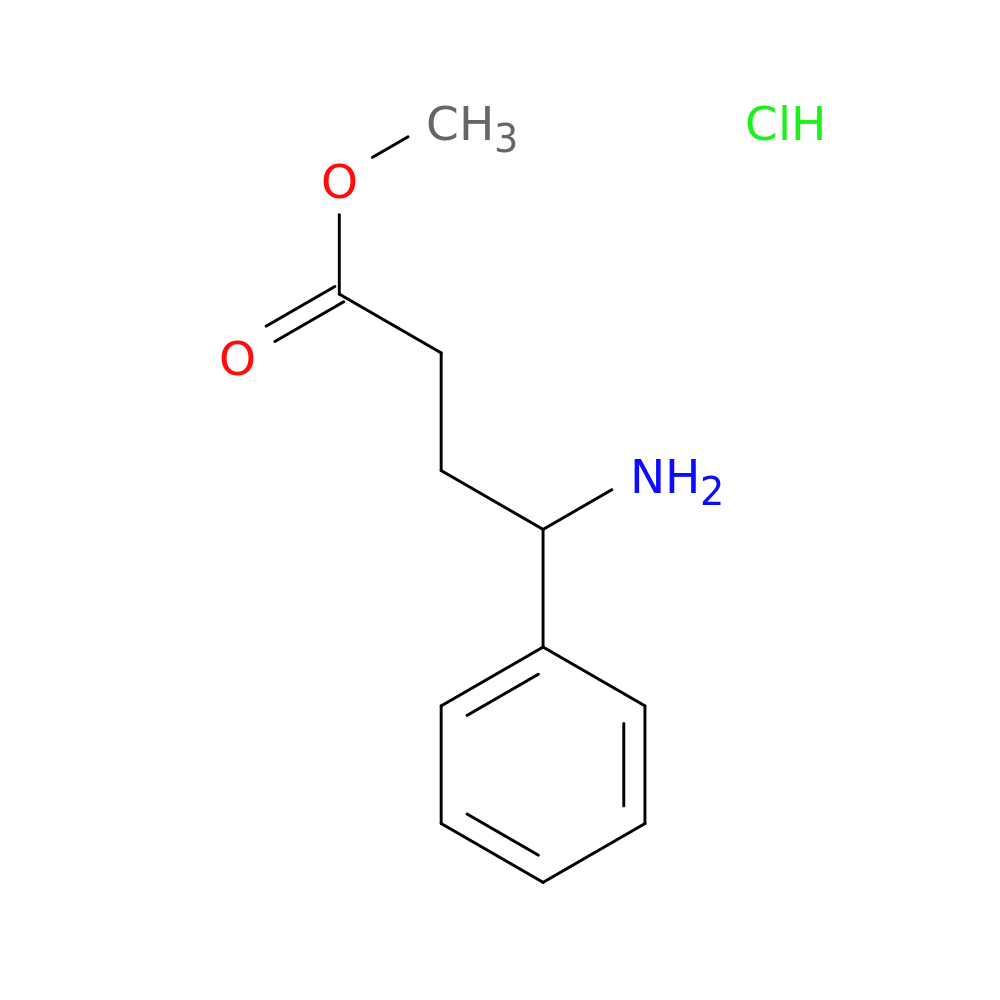 methyl 4-amino-4-phenylbutanoate hydrochloride