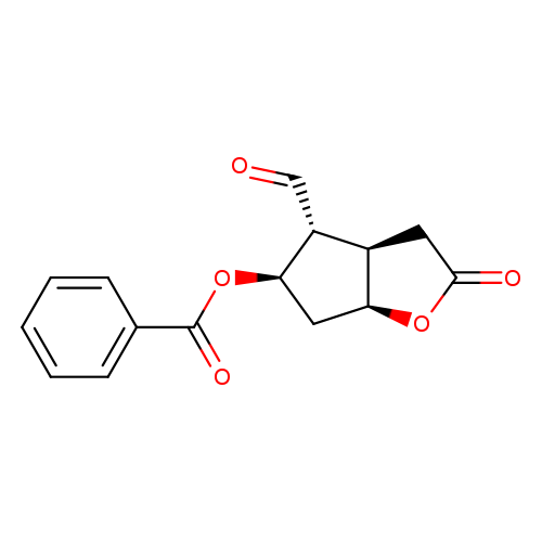 [3aR(3aα,4α,5β,6aα)]-()-5-(Benzoyloxy)hexahydro-2-oxo-2H-cyclopenta[b]furan-4-carboxaldehyde