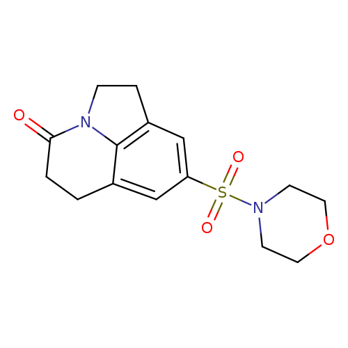 6-(morpholine-4-sulfonyl)-1-azatricyclo[6.3.1.0^{4,12}]dodeca-4(12),5,7-trien-11-one
