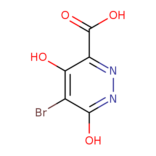 5-bromo-4,6-dihydroxypyridazine-3-carboxylicacid
