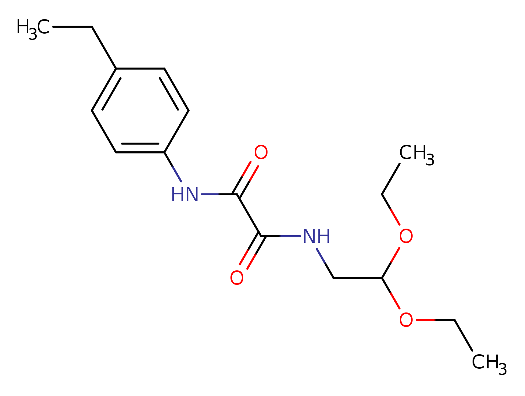 N-(2,2-diethoxyethyl)-N'-(4-ethylphenyl)ethanediamide